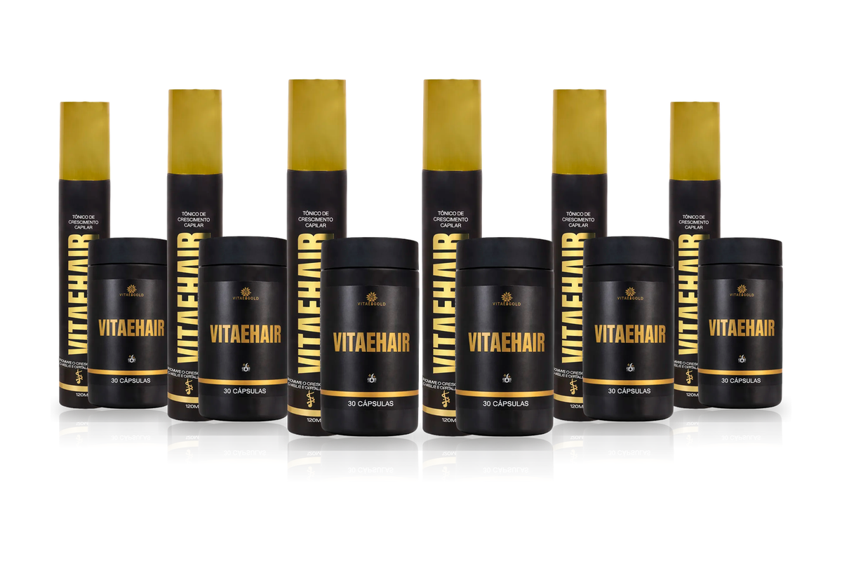 VitaeHair – 6 Kits + Creatina 150g de Brinde